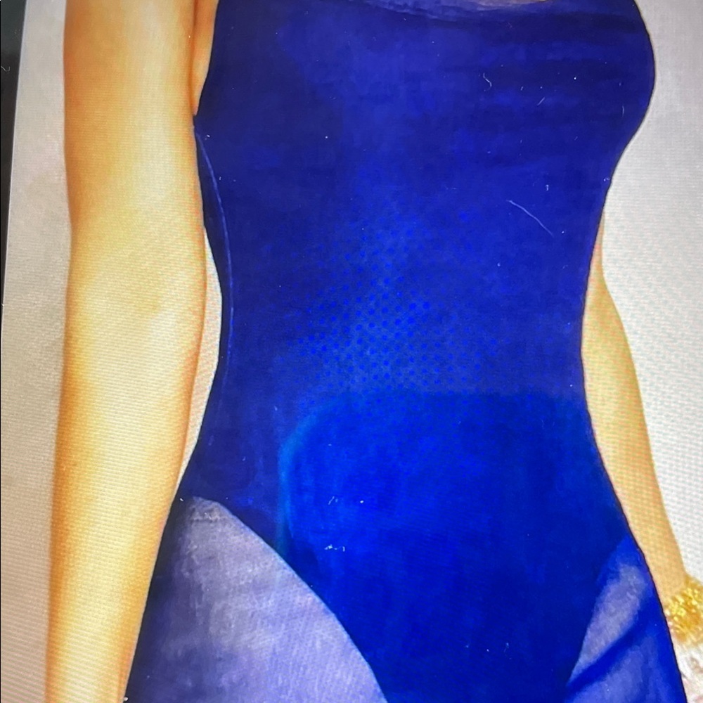 M   NWOT. Blue and Green Ombre Women's Dress - Picture 3 of 8